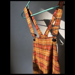 Plaid dress with pockets